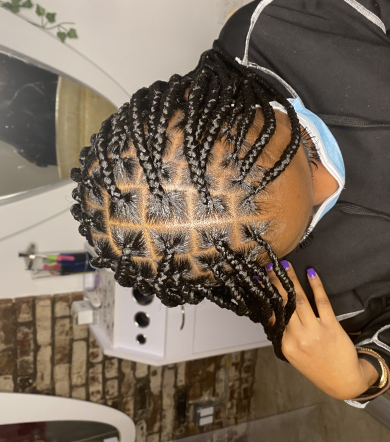 Knotless Braids for stitchednslick